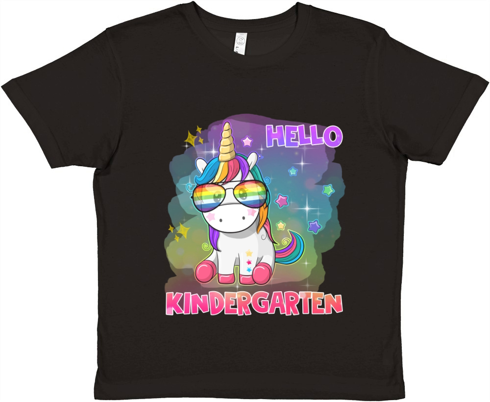 Hello Kindergarten - Back to school Premium Kids Crewneck T-shirt