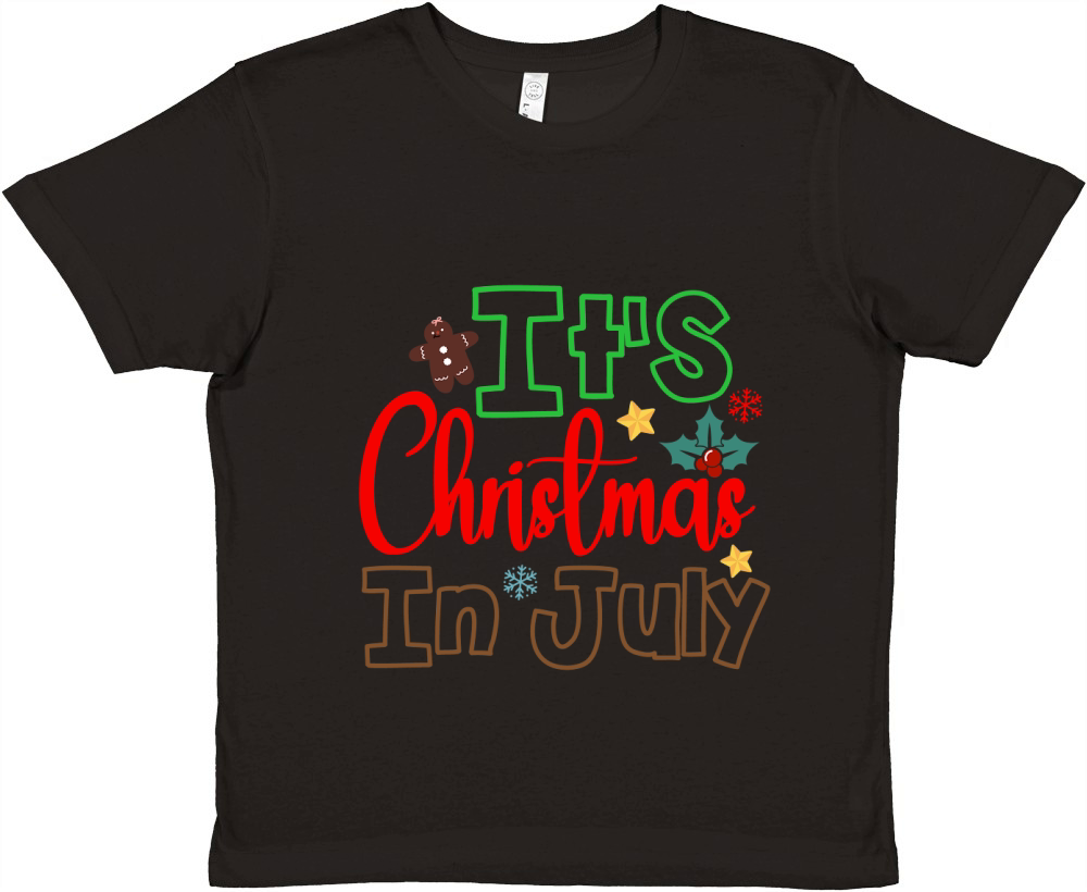 Its Christmas In July Premium Kids Crewneck T-shirt