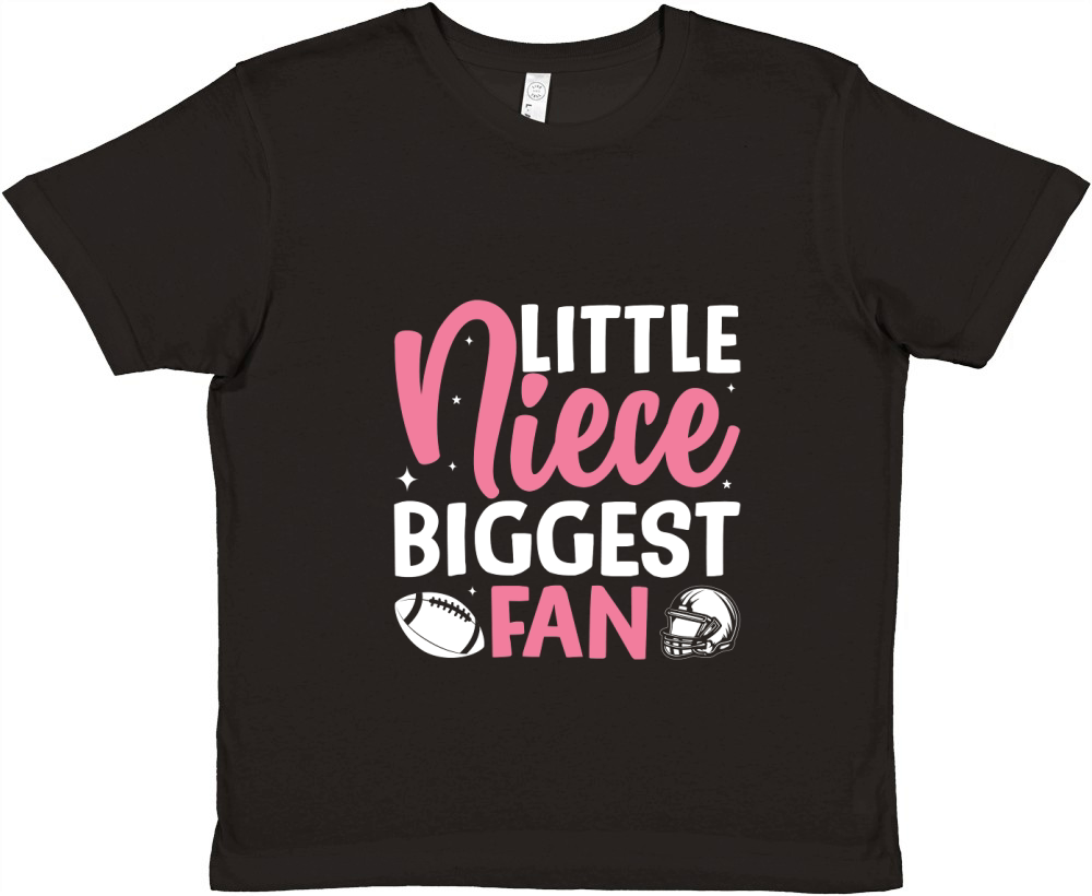 LITTLE NIECE BIGGEST FAN Premium Kids Crewneck T-shirt