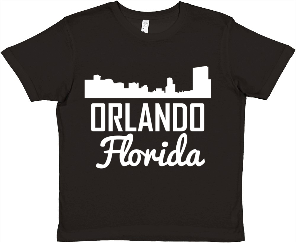 Orlando Florida Skyline Premium Kids Crewneck T-shirt