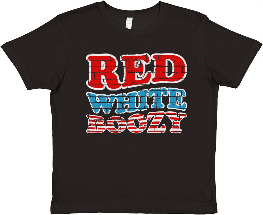 Red White Boozy Premium Kids Crewneck T-shirt