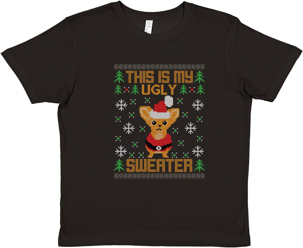This Is My Ugly Christmas Premium Kids Crewneck T-shirt