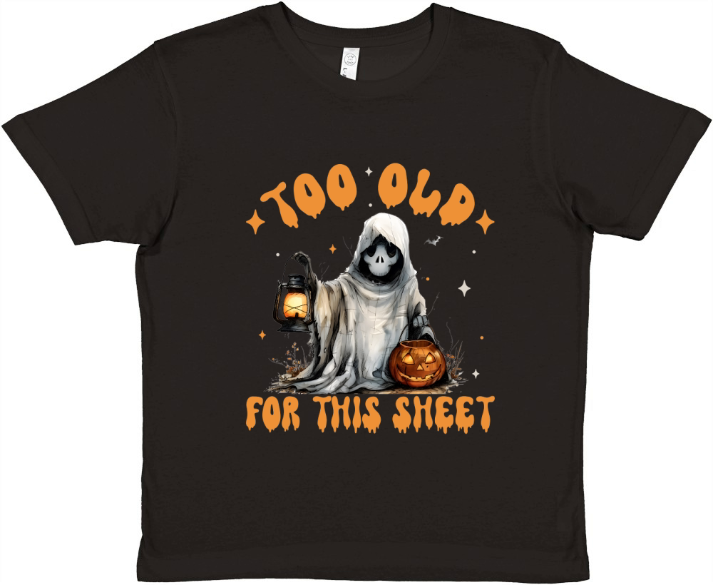 too old for this sheet Premium Kids Crewneck T-shirt