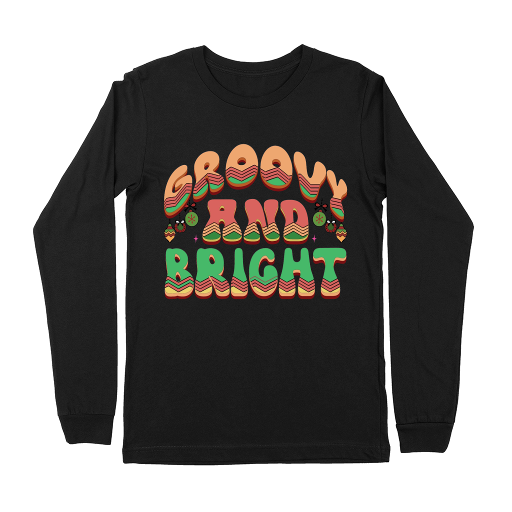 groovy and bright,Christmas Premium Long Sleeve