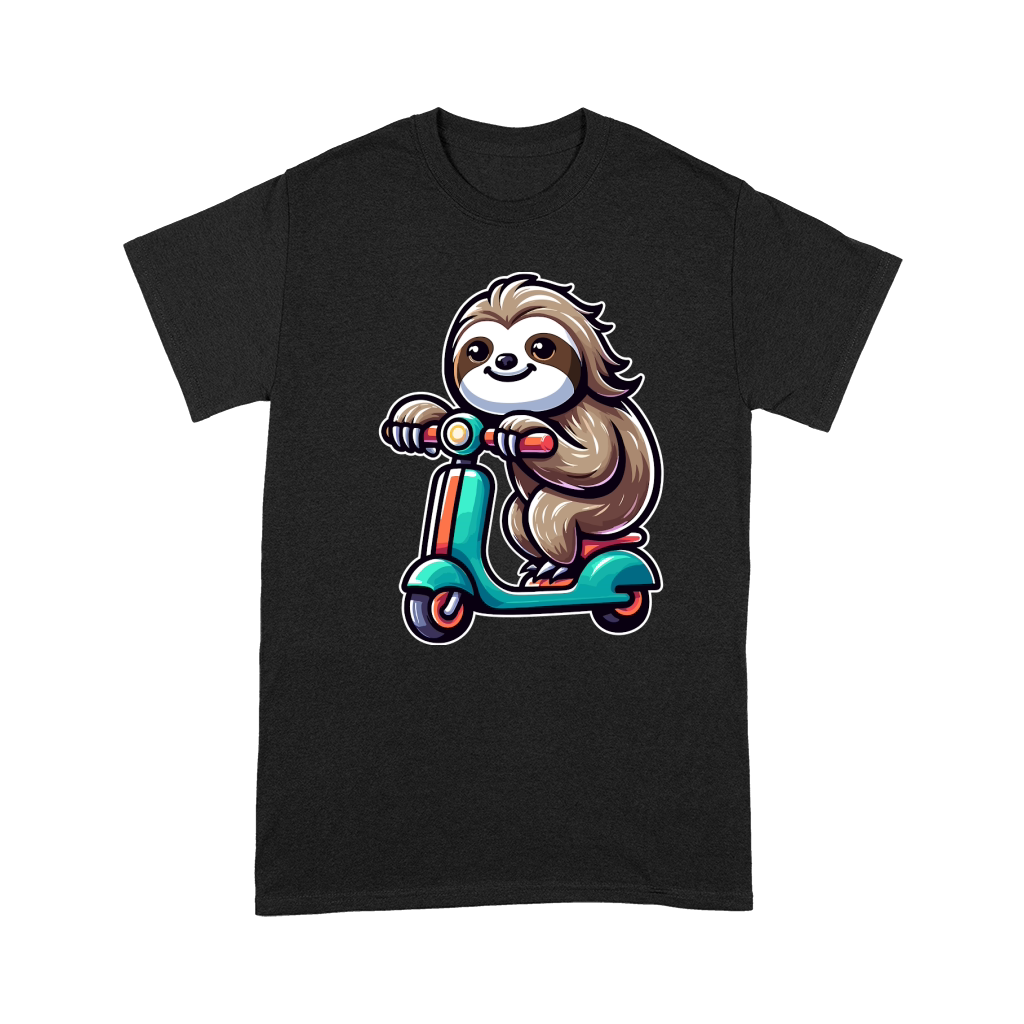 Sloth Riding Scooter 6 Premium T-shirt