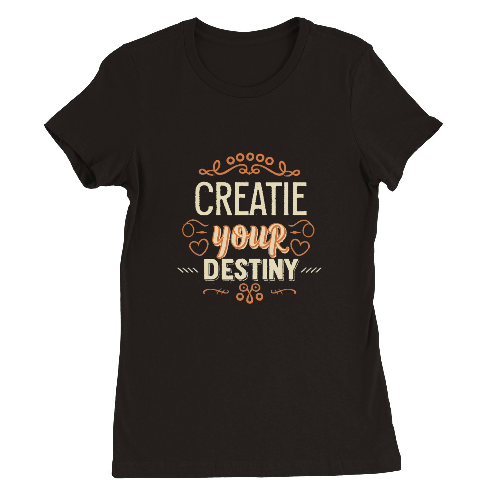 create your destiny Premium Womens Crewneck T-shirt