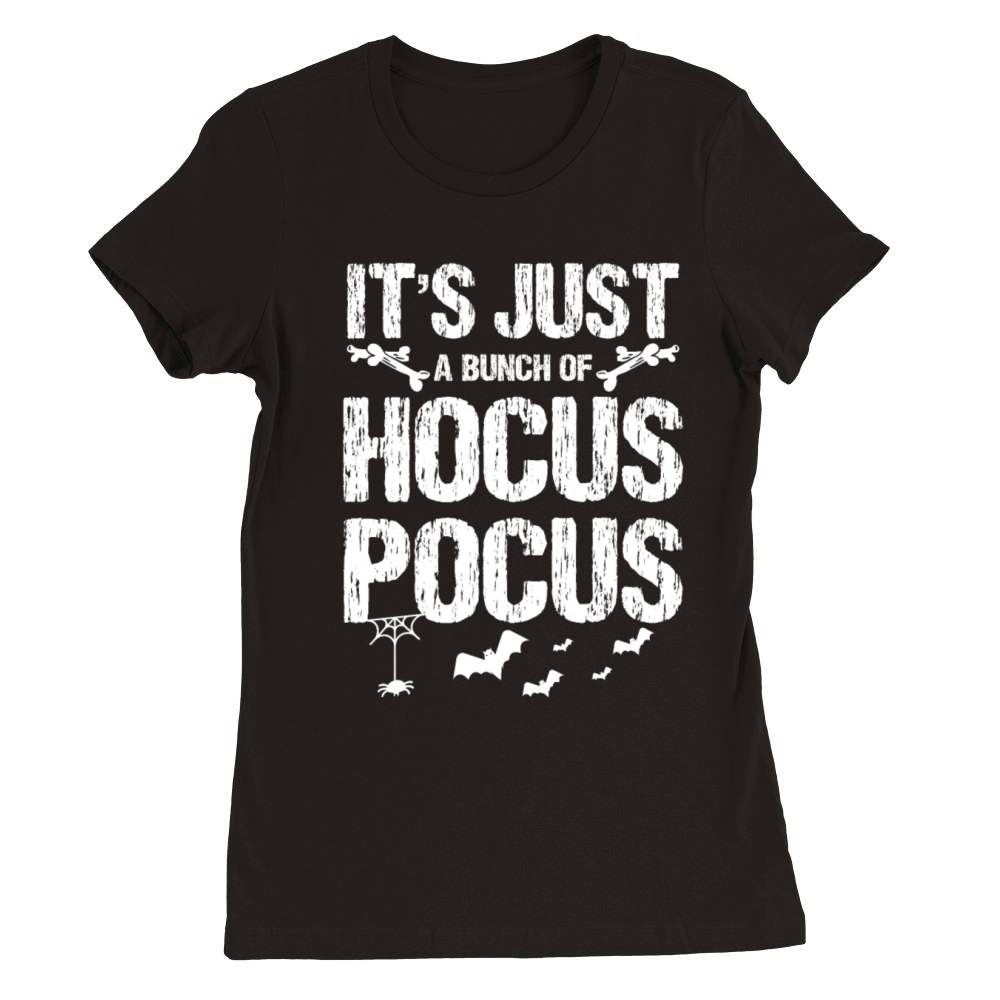 Halloween horror Witch costume witches broom Premium Womens Crewneck T-shirt