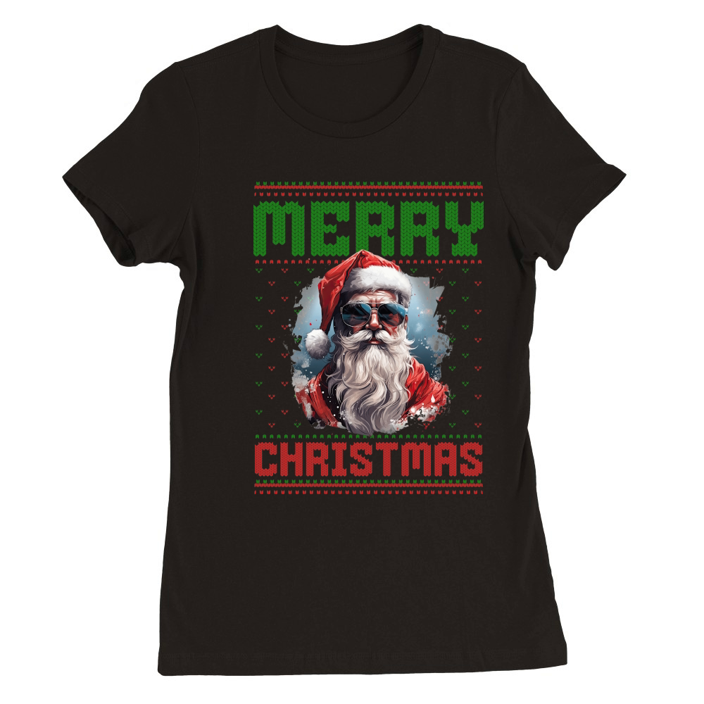 Merry christmas 59 78 Premium Womens Crewneck T-shirt