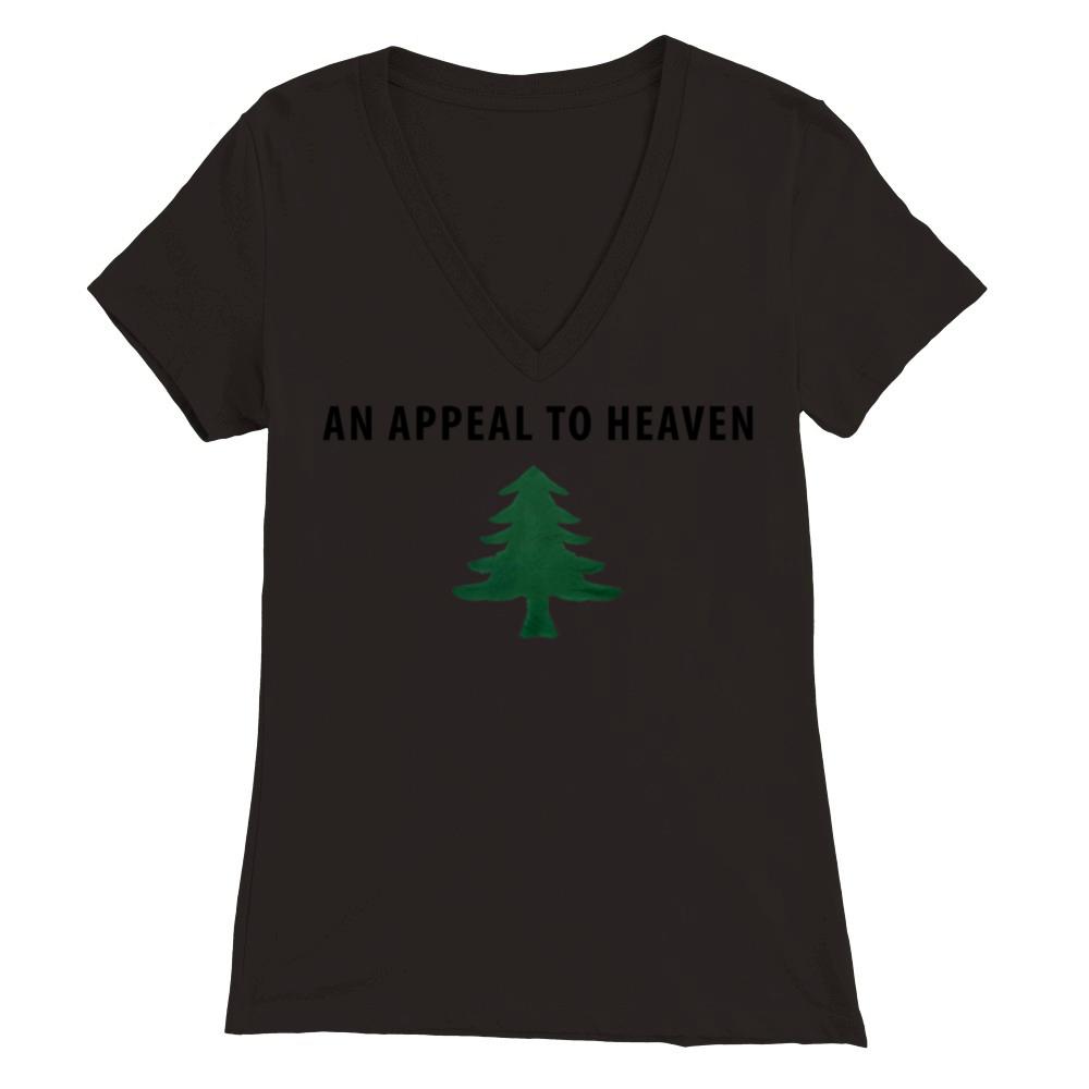 An Appeal To Heaven Flag Aka The Tree Flag birthda Premium Womens V-Neck T-shirt