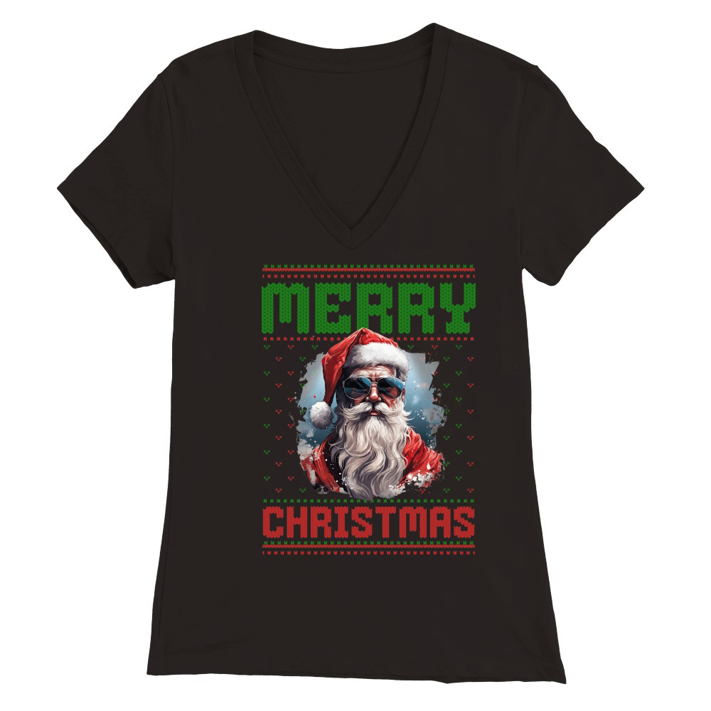 Merry christmas 59 78 Premium Womens V-Neck T-shirt