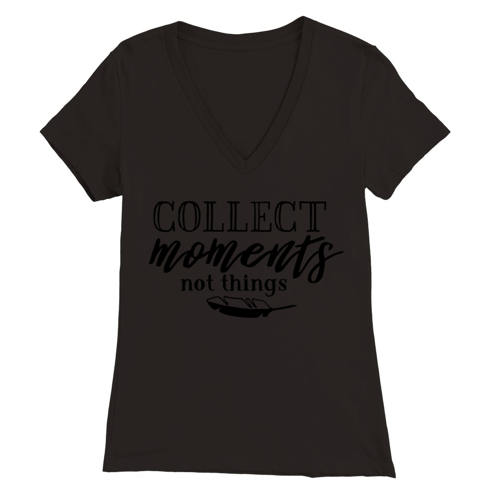 Quotes Premium Womens V-Neck T-shirt