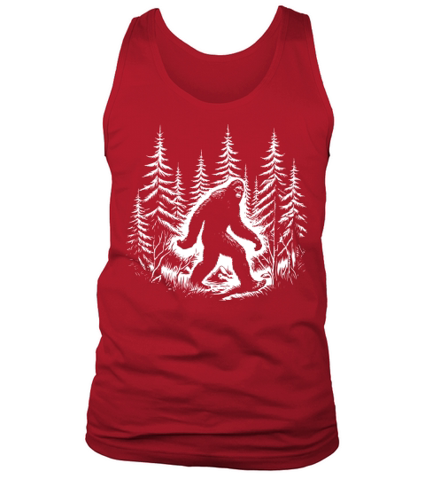 131.Bigfoot walking Tank Top Unisex