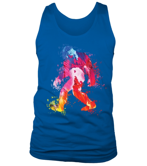 Bigfoot Color Silhouette Sasquatch Art Tank Top Unisex