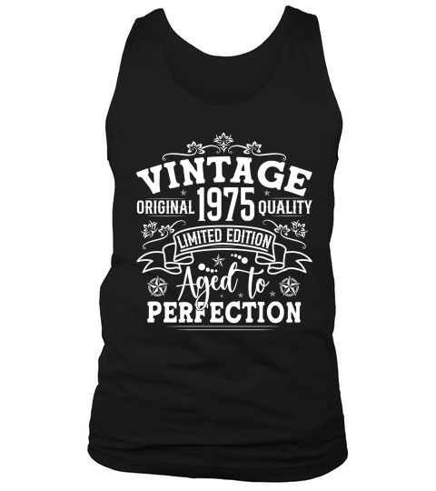 Vintage Birthday TShirt Design Bundle 1975 Tank Top Unisex