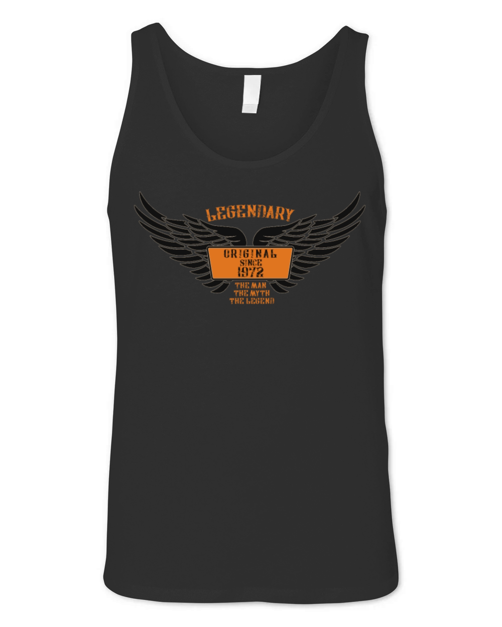 50th Birthday Vintage 1972 Original since 1972 Unisex Jersey Tank