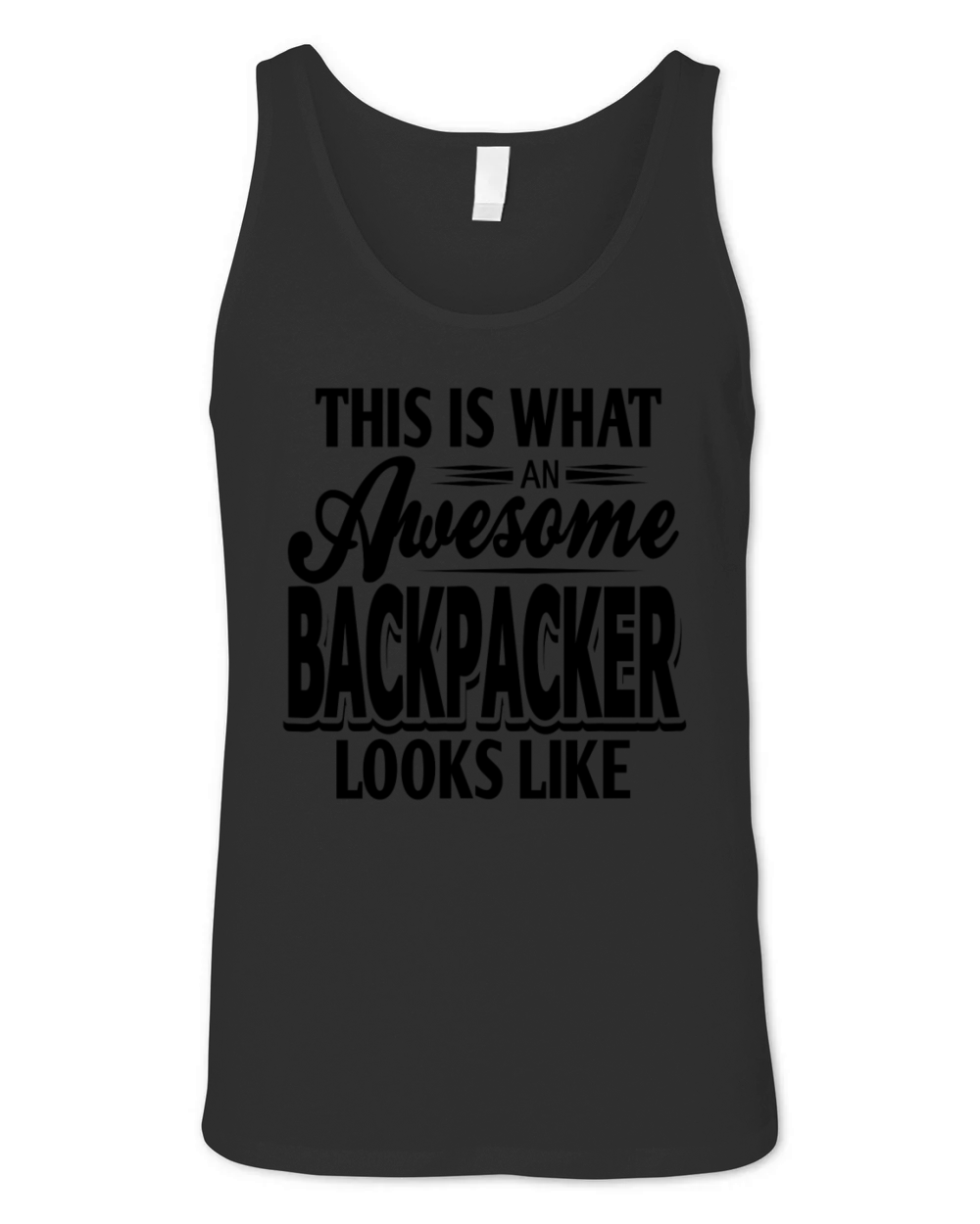 Backpacking Unisex Jersey Tank