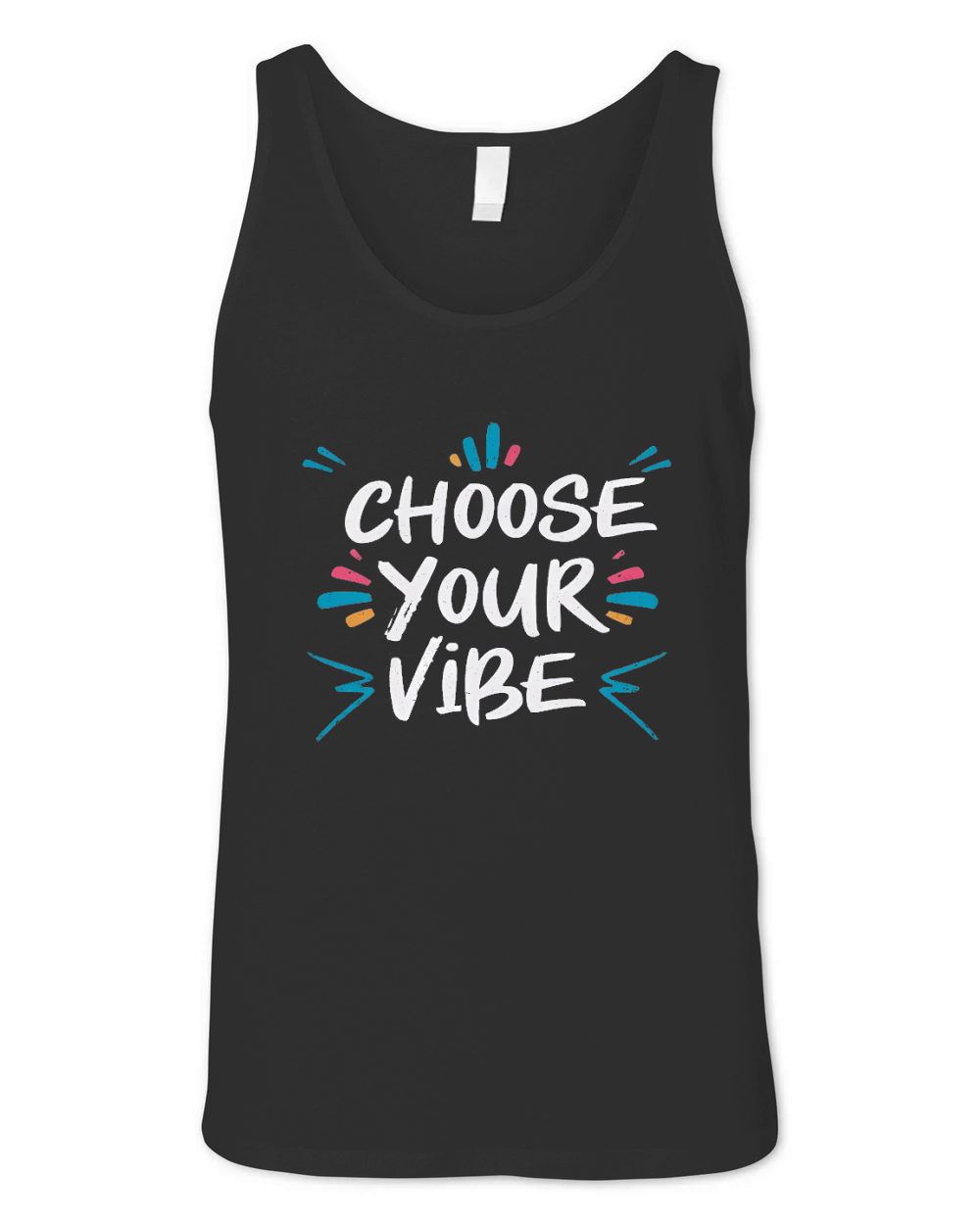 Choose your vibe 2 Unisex Jersey Tank