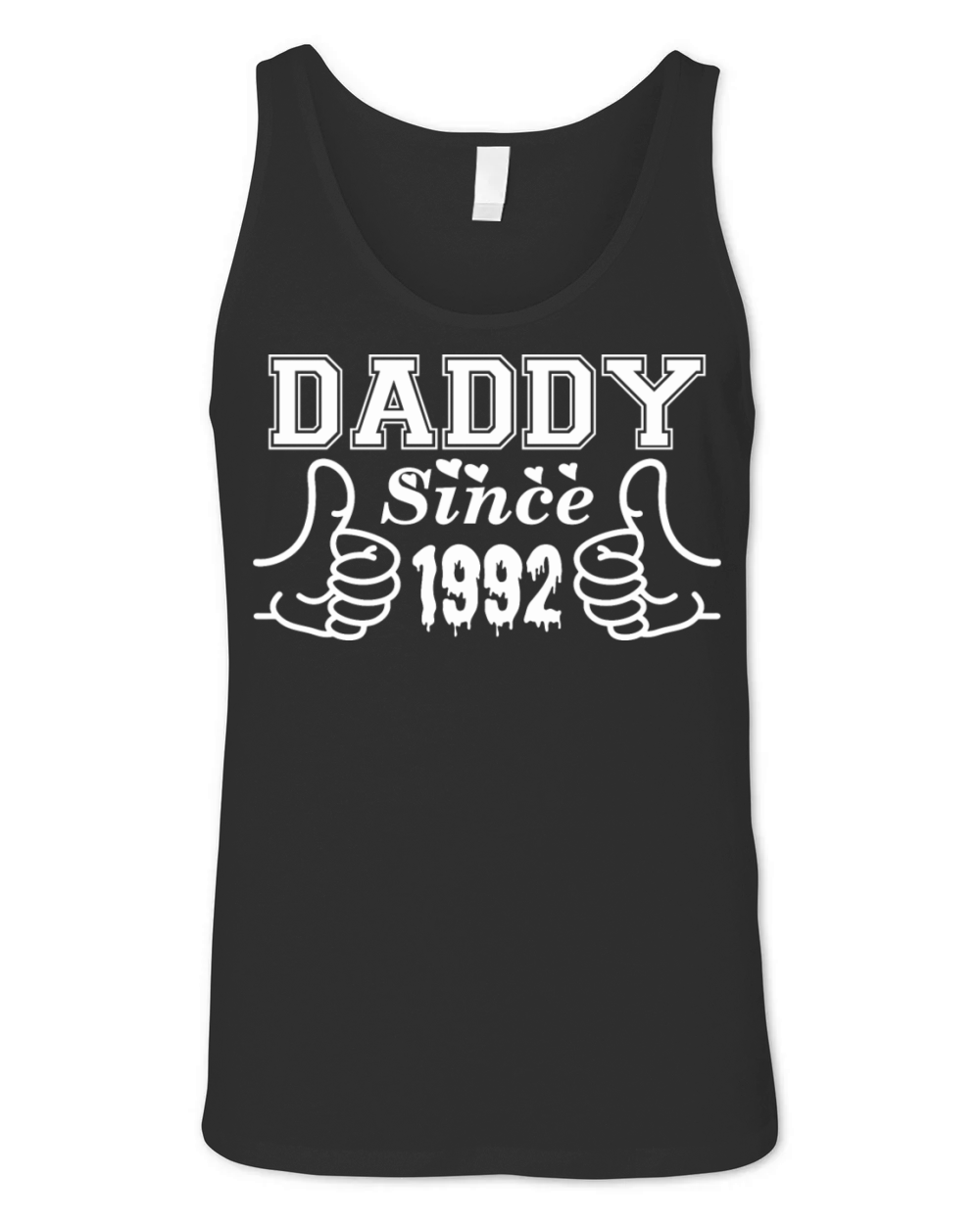 Daddy Since 1992 Happy Fathers Day Unisex Jersey Tank