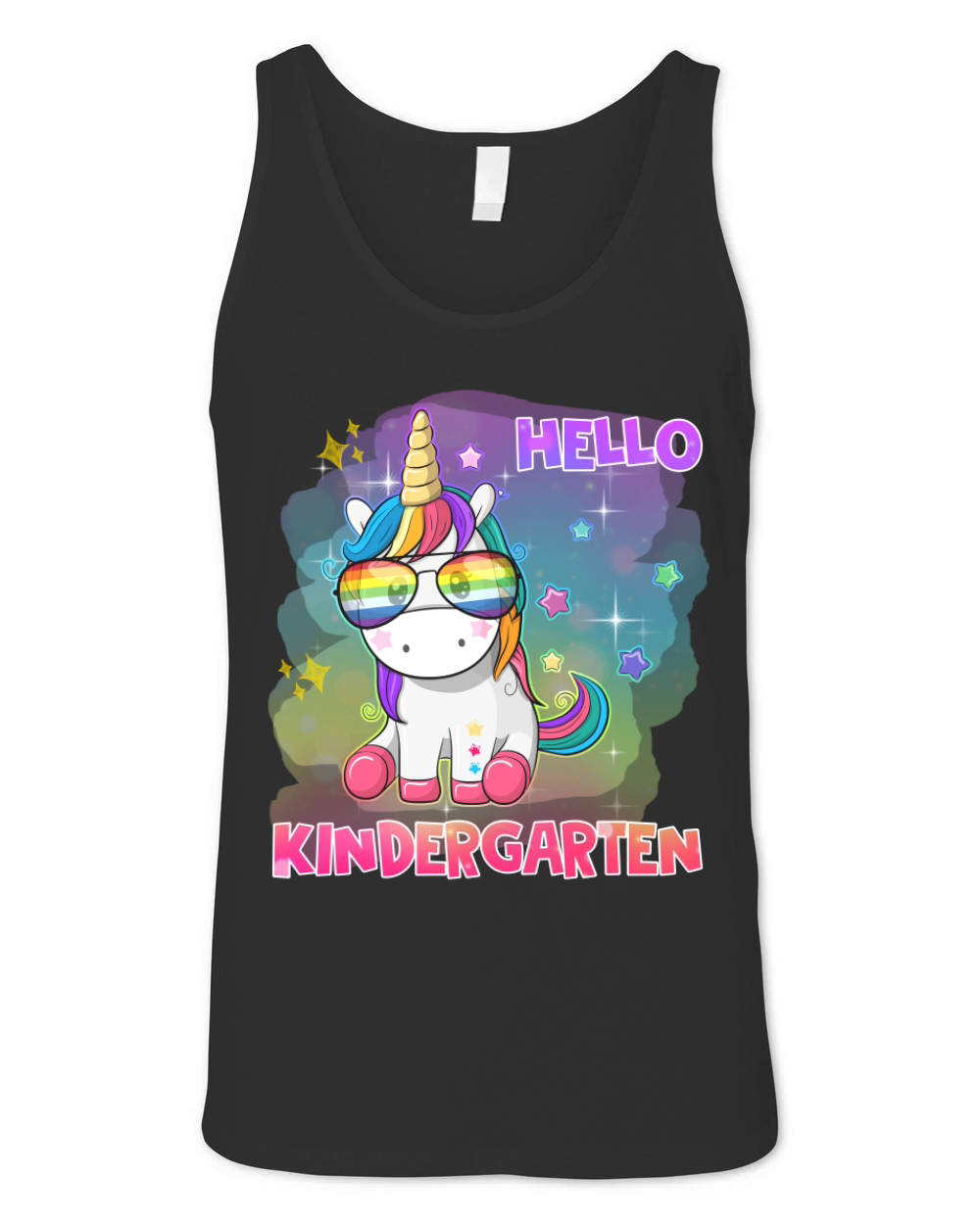 Hello Kindergarten - Back to school Unisex Jersey Tank
