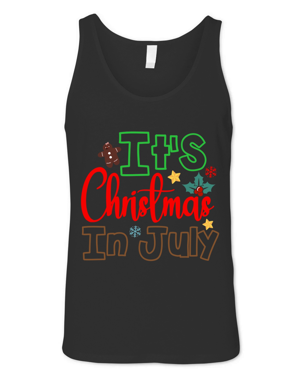 Its Christmas In July Unisex Jersey Tank