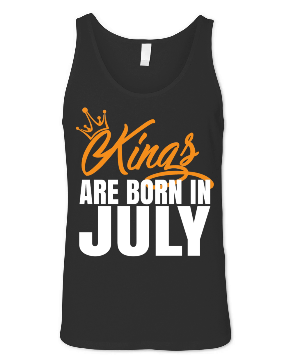 KINGS ARE BORN IN JULY Unisex Jersey Tank