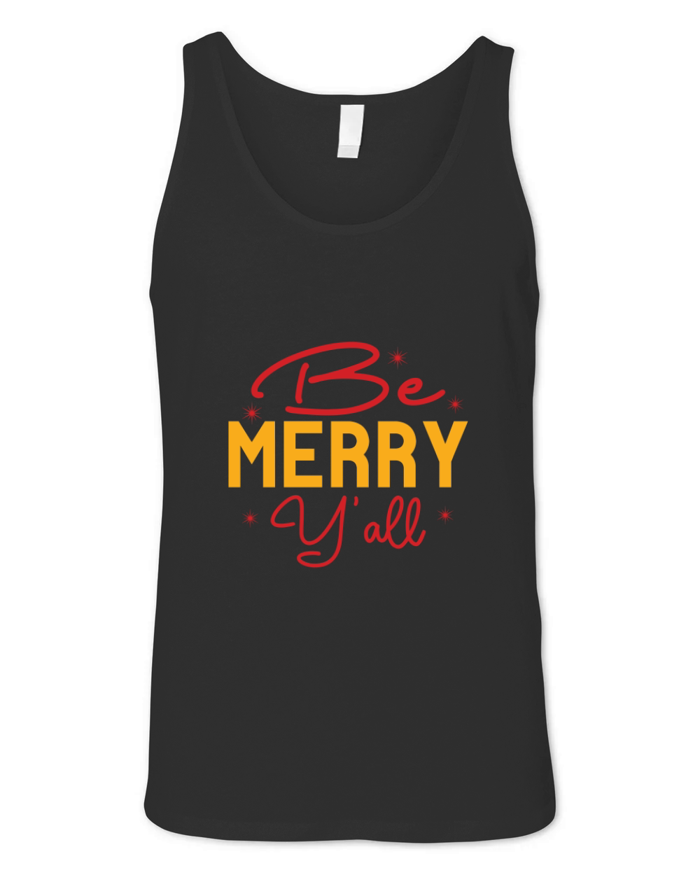 Merry Christmas Yall XMas Tee Unisex Jersey Tank