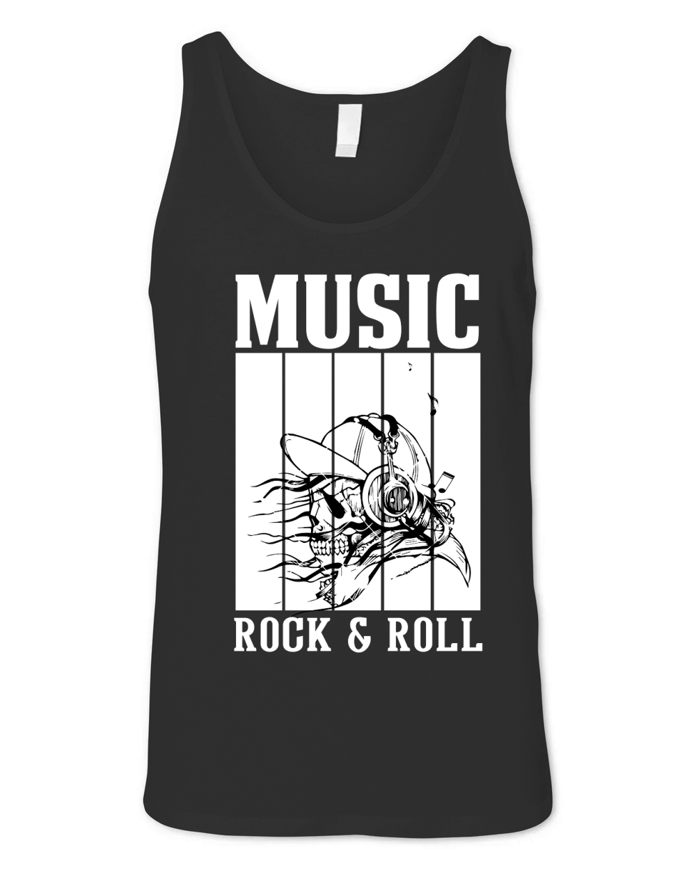Music rock & roll (3) Unisex Jersey Tank