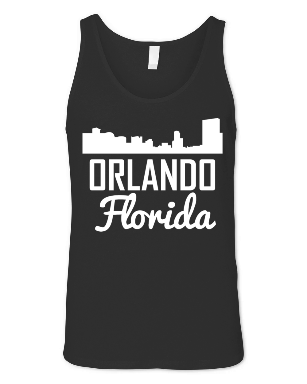 Orlando Florida Skyline Unisex Jersey Tank