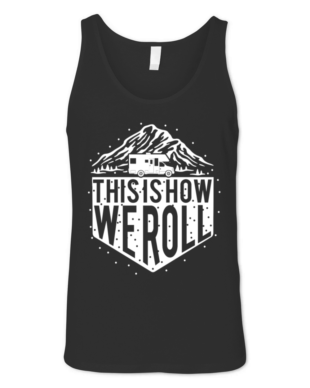 This is how we roll cross country RV Unisex Jersey Tank