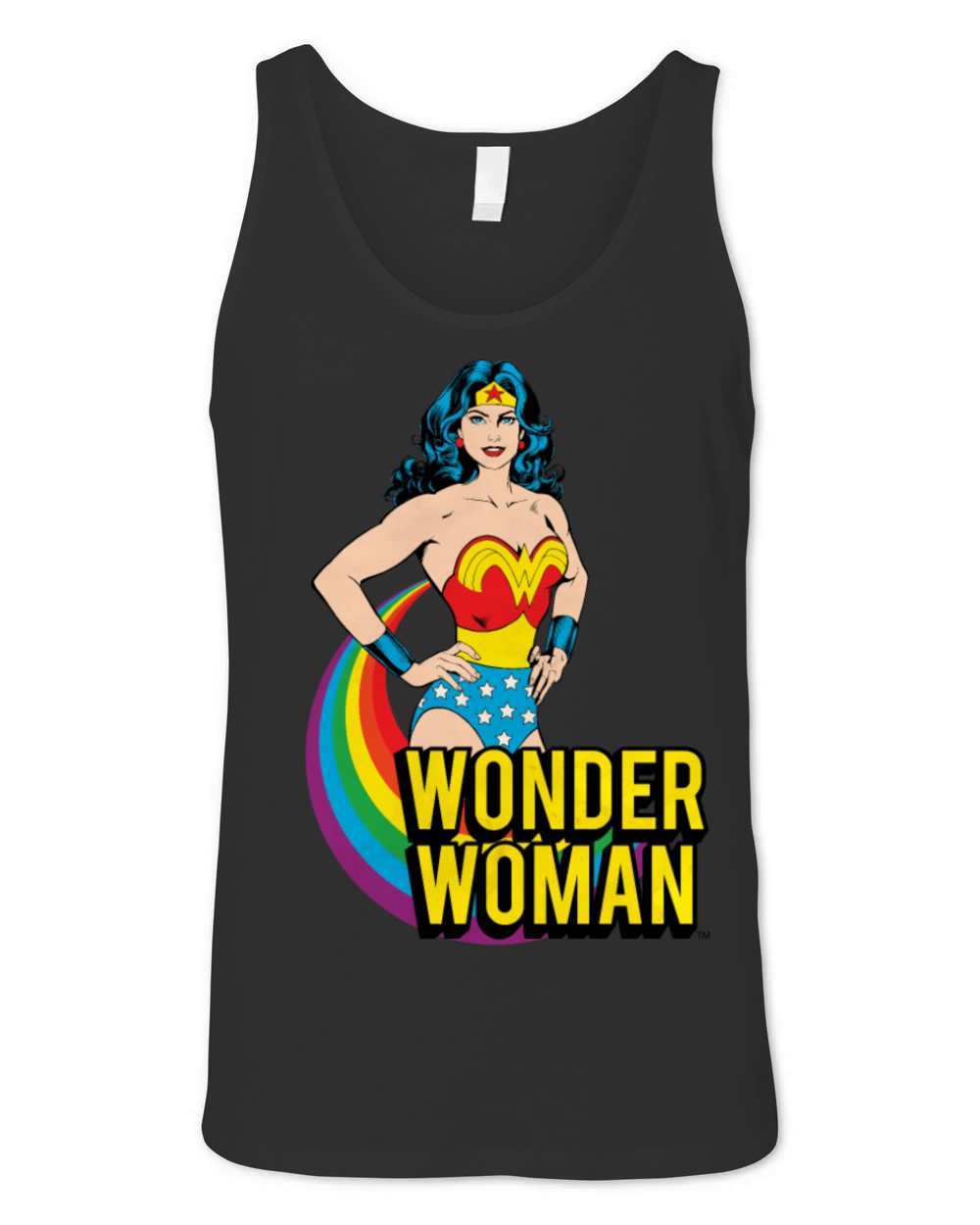 Wonder Woman Rainbow Unisex Jersey Tank