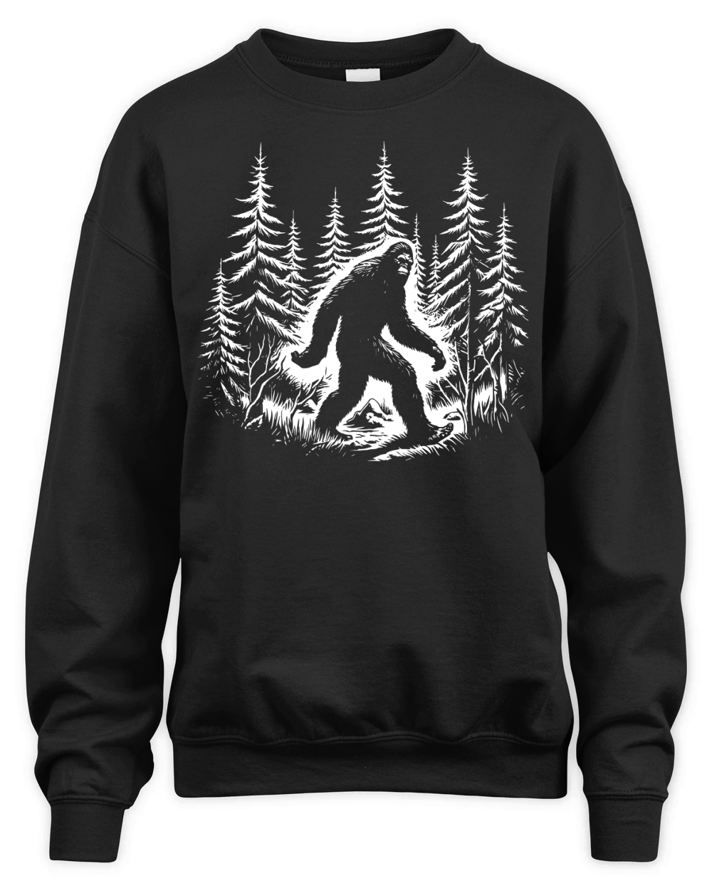 131.Bigfoot walking Unisex Premium Crewneck Sweatshirt