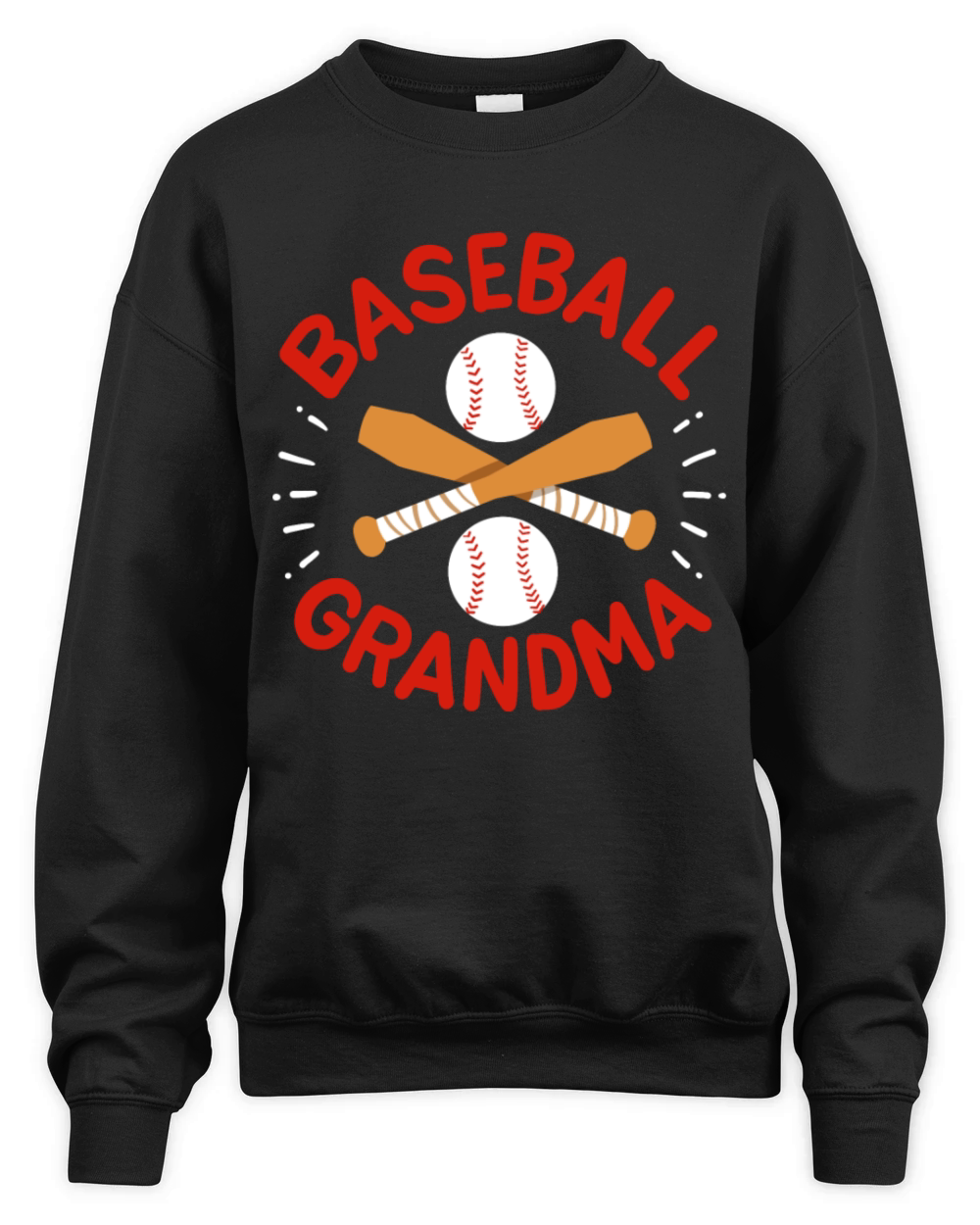 Baseball Grandma Unisex Premium Crewneck Sweatshirt