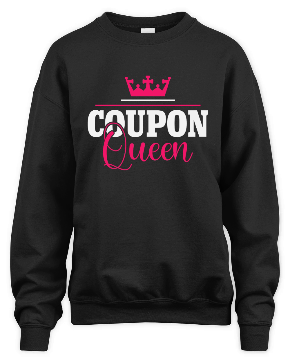 COUPON QUEEN Unisex Premium Crewneck Sweatshirt