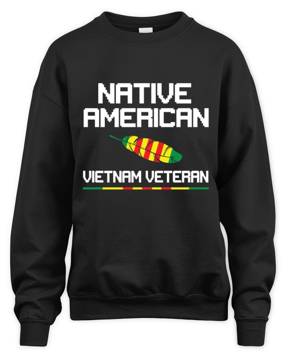 Native American Vietnam Veteran Unisex Premium Crewneck Sweatshirt