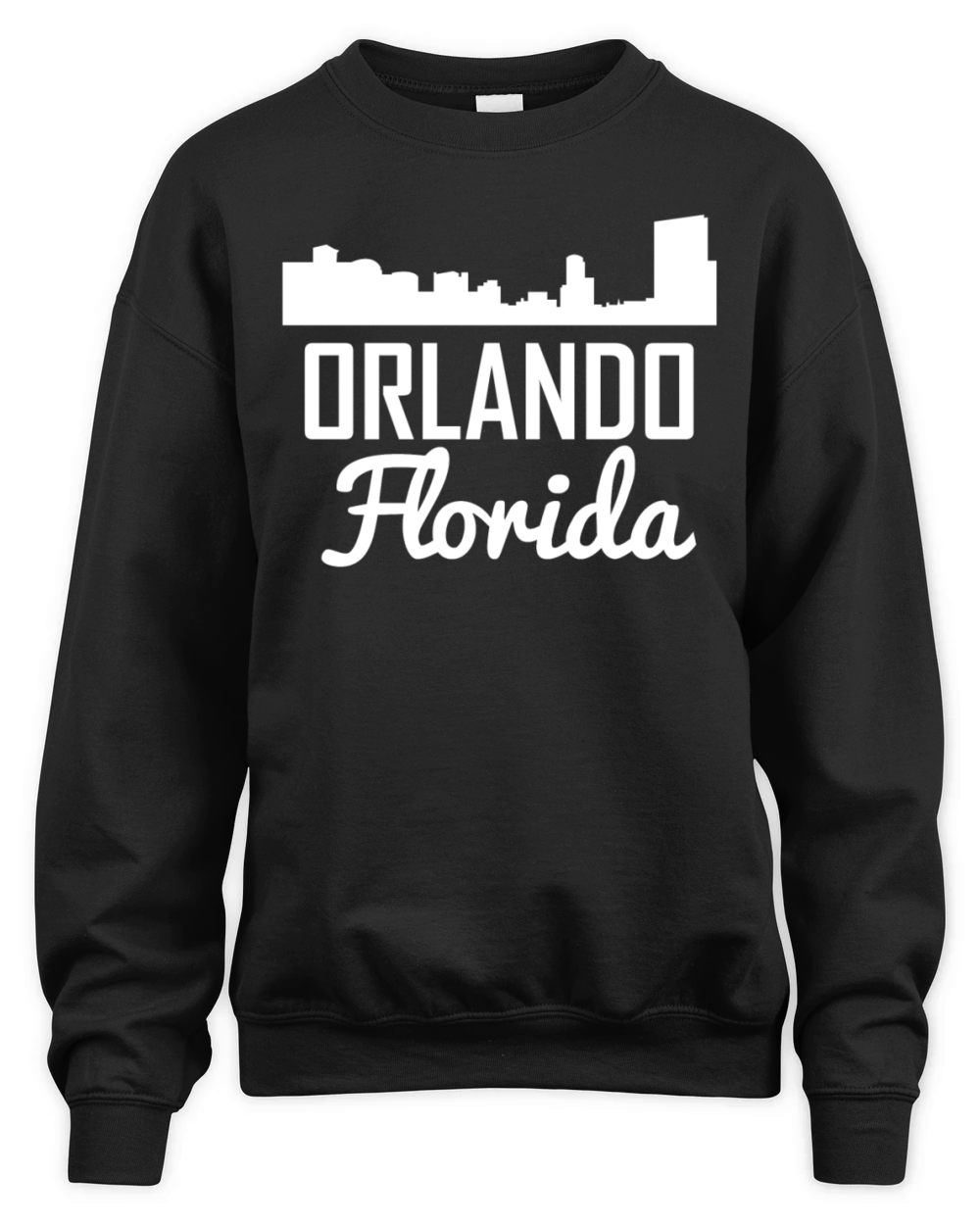 Orlando Florida Skyline Unisex Premium Crewneck Sweatshirt