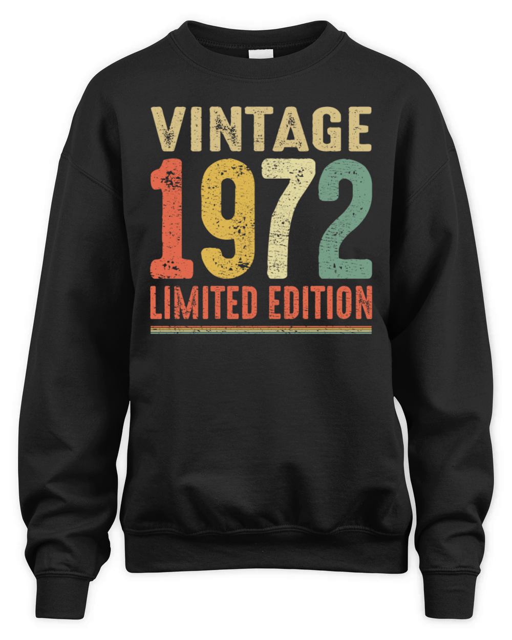 Vintage 1972 Limited Edition 50th Birthday Gift Unisex Premium Crewneck Sweatshirt