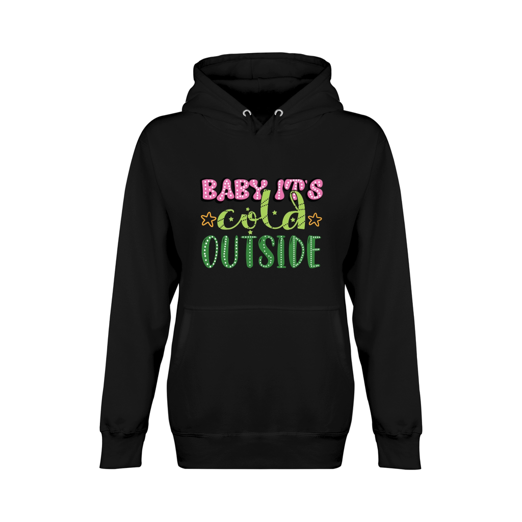 Baby Its Cold Outside,Christmas Unisex Premium Pullover Hoodie