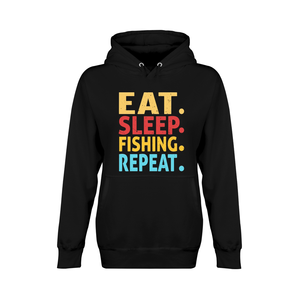 Eat sleep fishing repeat Unisex Premium Pullover Hoodie