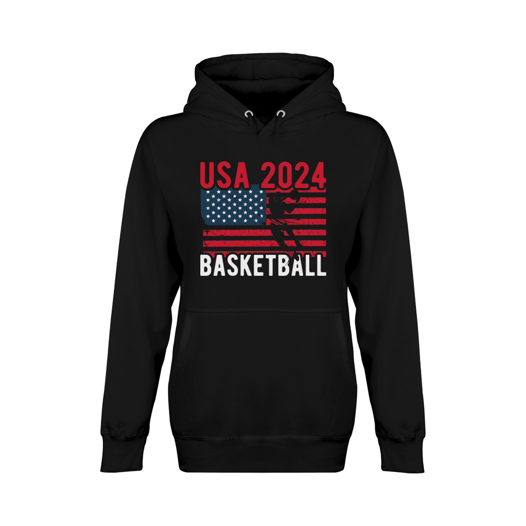 USA 2024 basketball Unisex Premium Pullover Hoodie