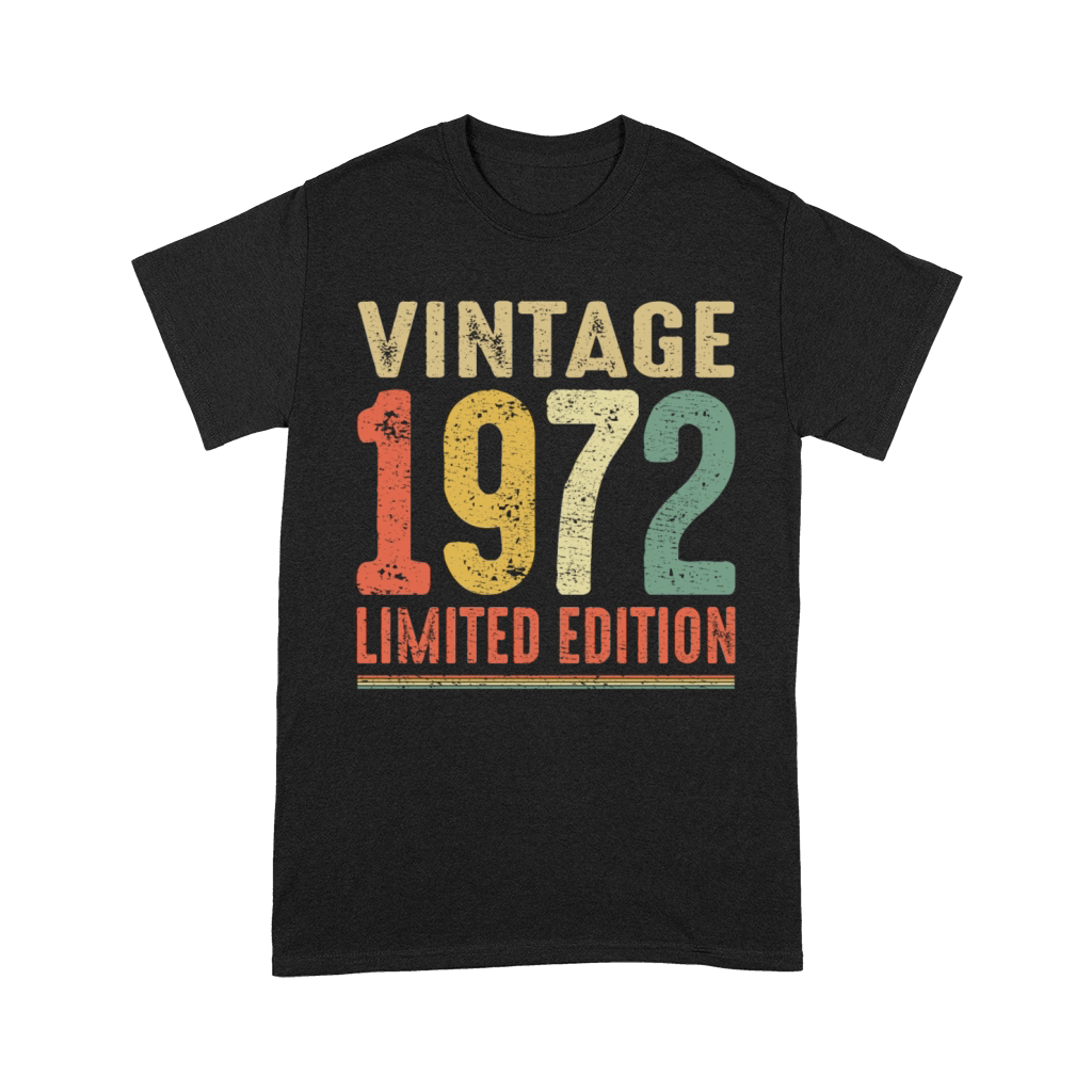 Vintage 1972 Limited Edition 50th Birthday Gift Unisex T-Shirt