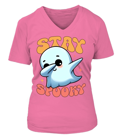 Stay spooky V-neck T-Shirt Woman