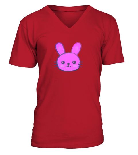 Colorful bunny Easter Bunny for easter Bunny V-Neck T-shirt