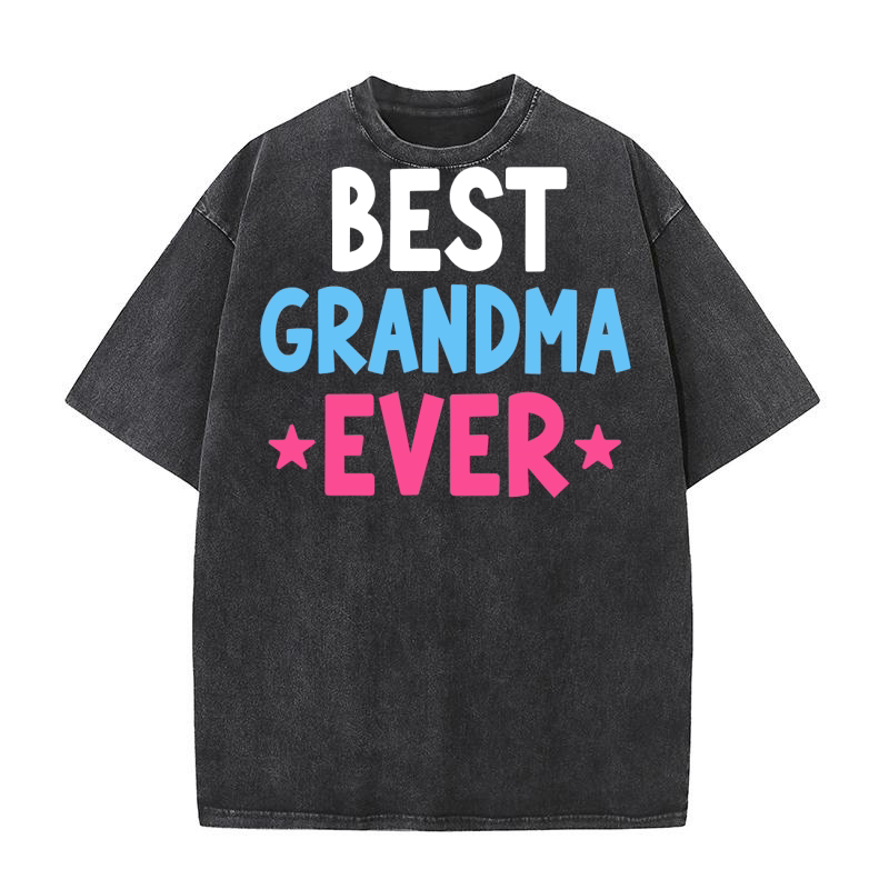 Best grandma ever Washed T-Shirt