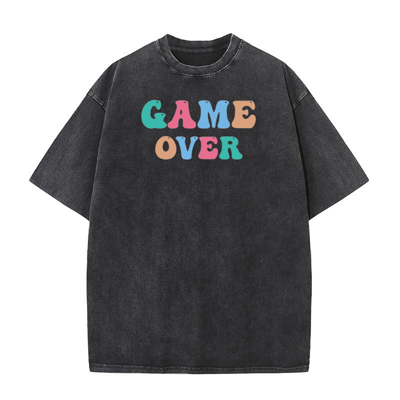 Game Over Retro Washed T-Shirt