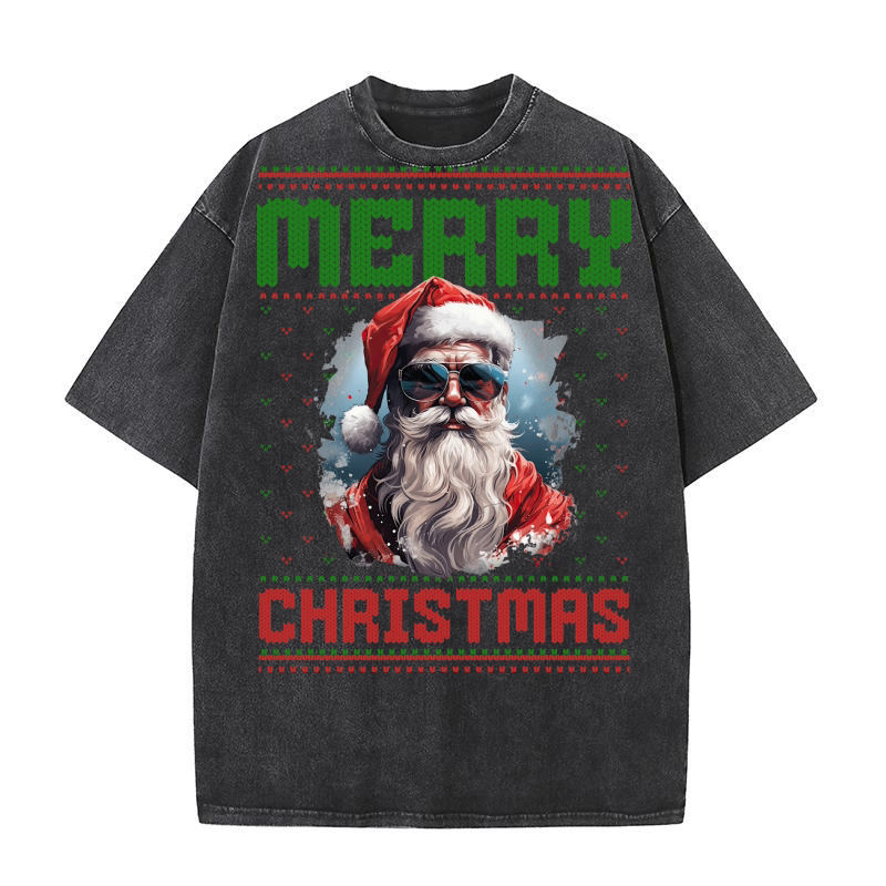 Merry christmas 59 78 Washed T-Shirt
