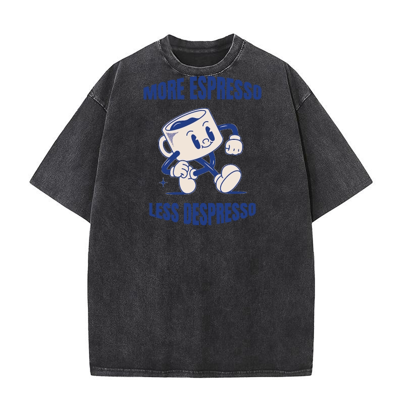 More Espresso Less Depresso 02 Washed T-Shirt