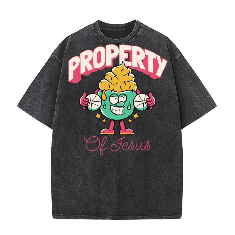 Property Of Jesus Washed T-Shirt