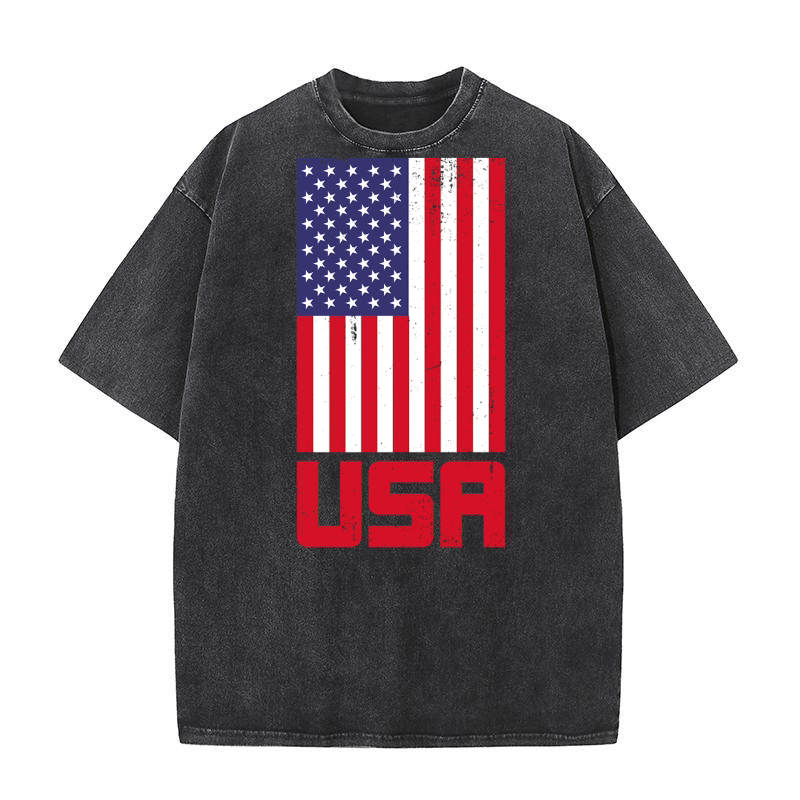 USA Patriotic 03 Washed T-Shirt