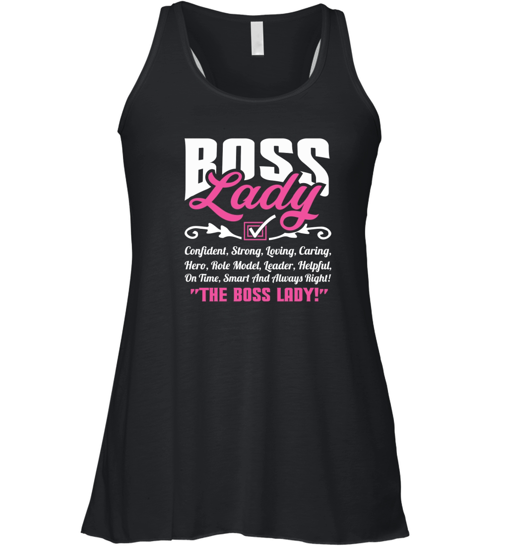 Boss lady Confident Strong Loving Women's Flowy Tank Top
