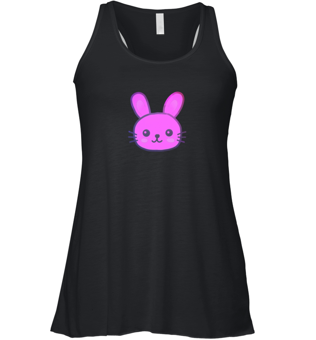Colorful bunny Easter Bunny for easter Bunny Women's Flowy Tank Top